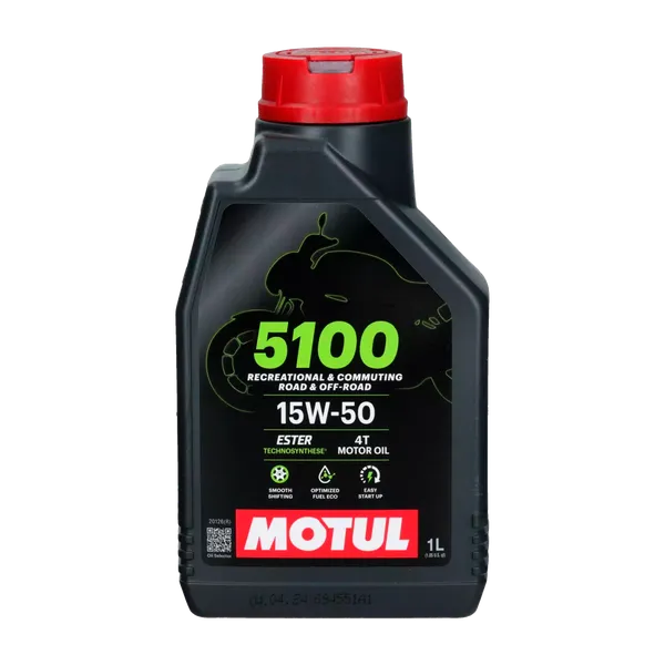 Aceite Semisintético para Moto 5100 15W50 Motul  4T 1Lt